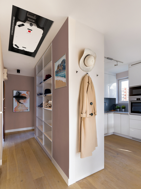 Système de ventilation double flux dans un intérieur